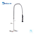 Commercial Wall Mounted Faucet With Sprayer